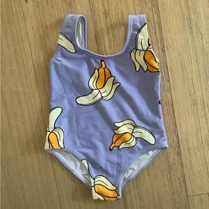 Little Batoko Baby Banana Print Swimsuit